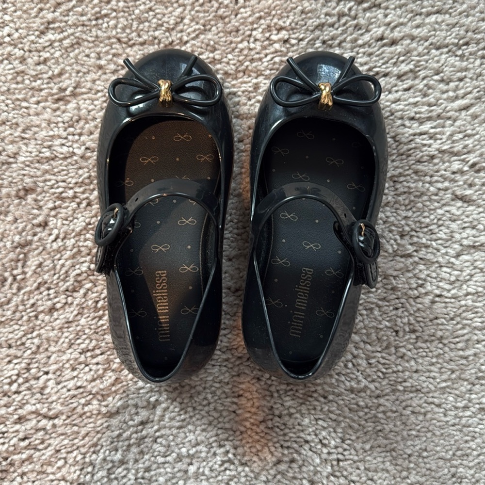 Mini Melissa sweet love Mary Jane flat size 8
